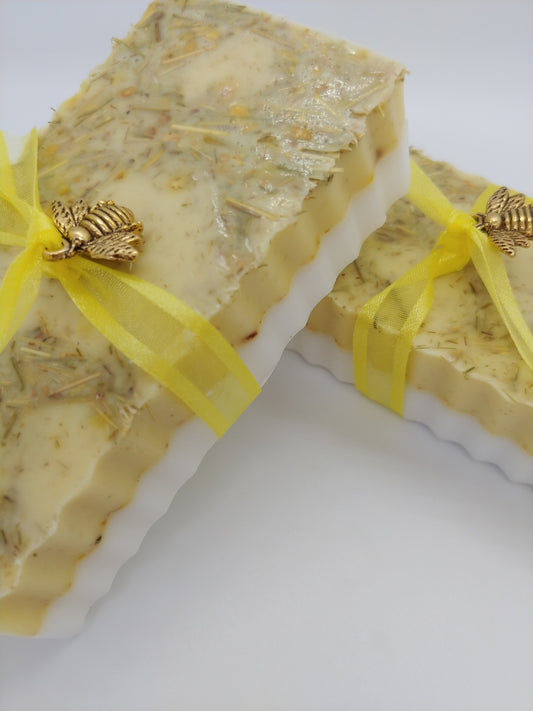 Ginger Lemon Goats Milk Soap - 6 oz