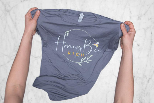 Honey Bee Rich - T shirt    -  Every BODY wants to be Rich!