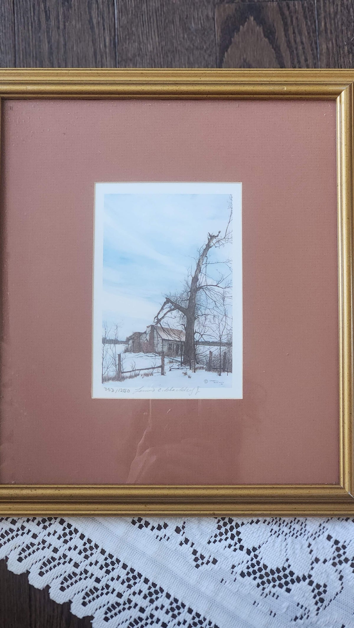 Lonnie C. Blackley Jr. Signed & Numbered Framed Lithographs – Pair